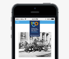 RR Donnelley 150th Anniversary: Interactive Timeline Concepts