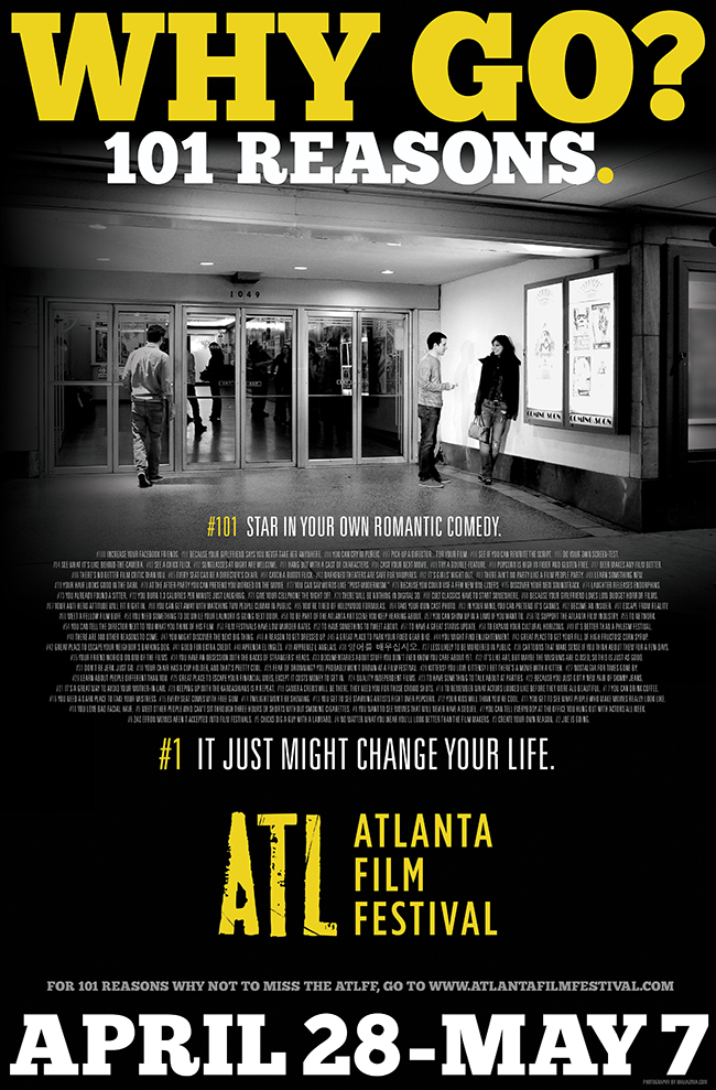 The Atlanta Film Festival 2011 campaign: Print + Interactive